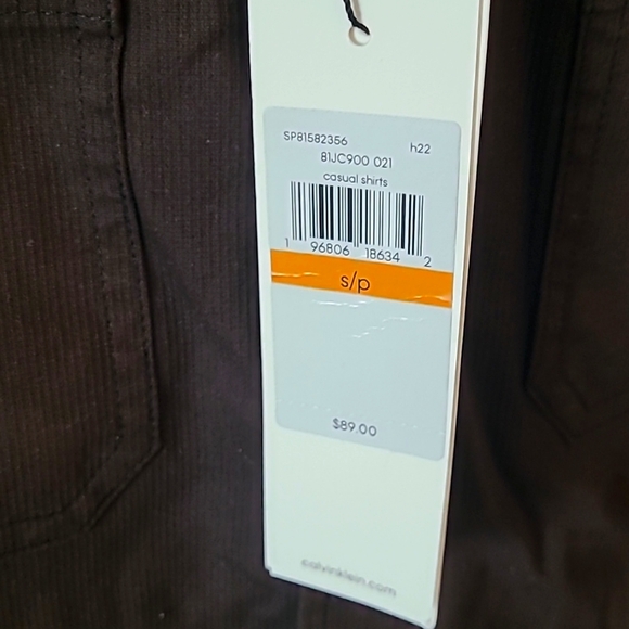 ❗️Mens CLEAROUT❗️NWT CK Casual Button Down Shirt - Picture 3 of 5